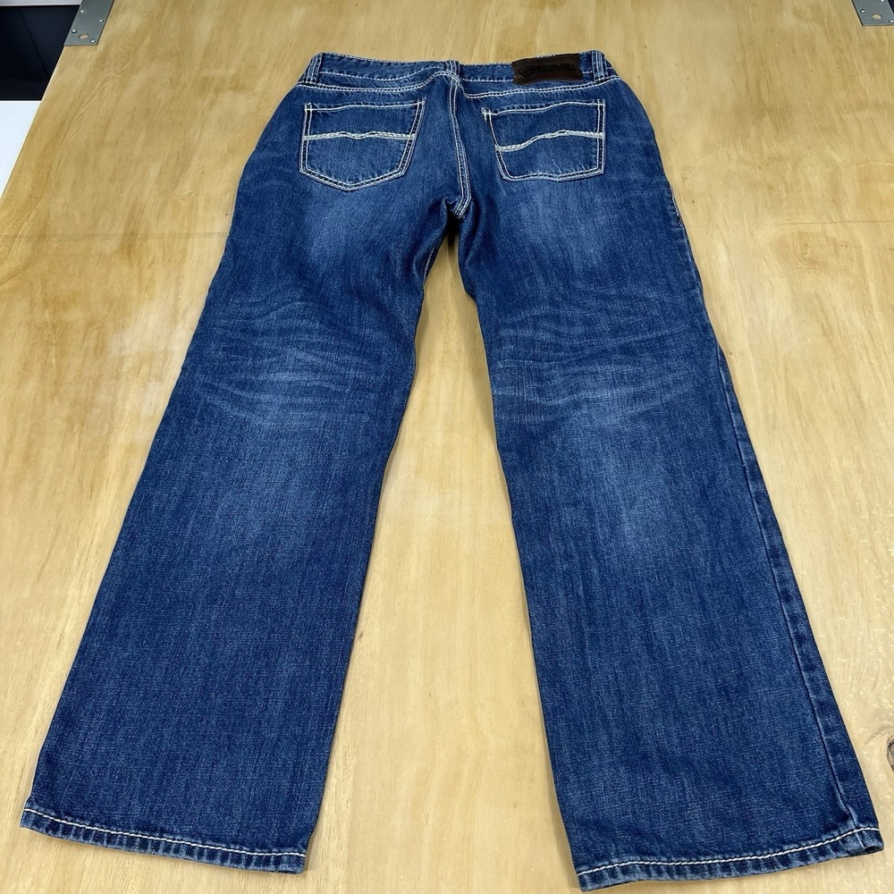 Rock & Roll Double Barrel Jeans Mens 33x30 Relaxed Fit Straight Leg - Picture 3 of 13